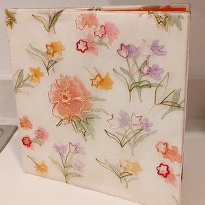 Flower Hardbound Memory Book: 11" x 11"